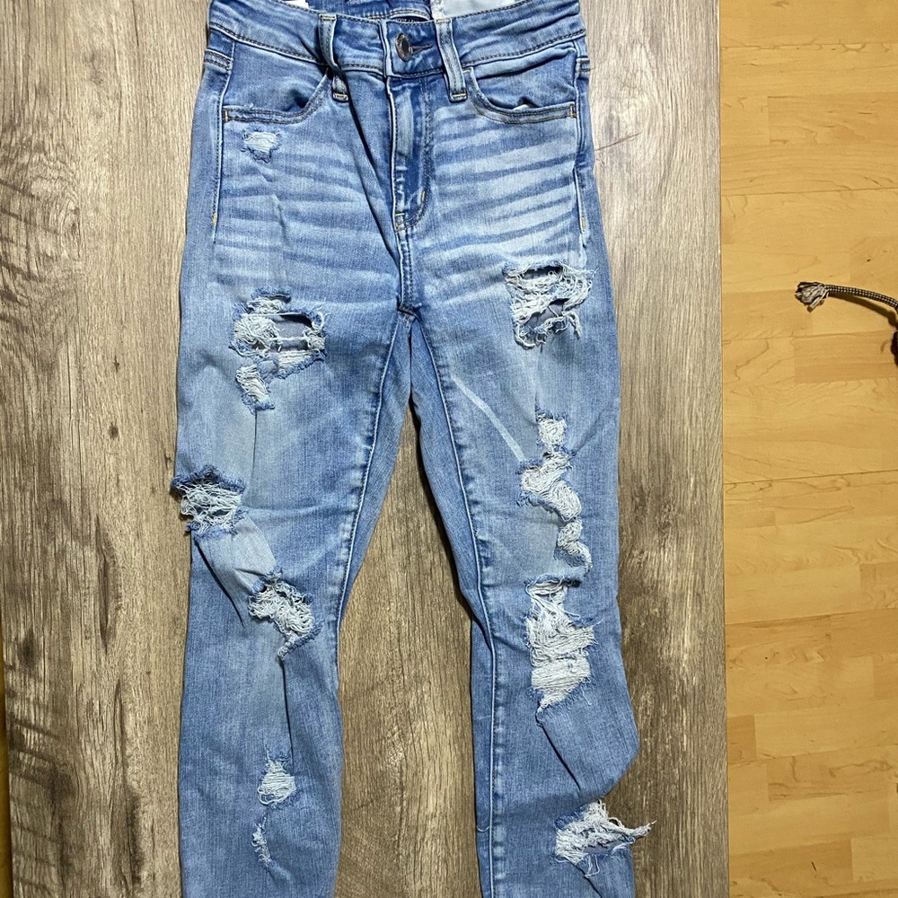 Ripped American Eagle jeans